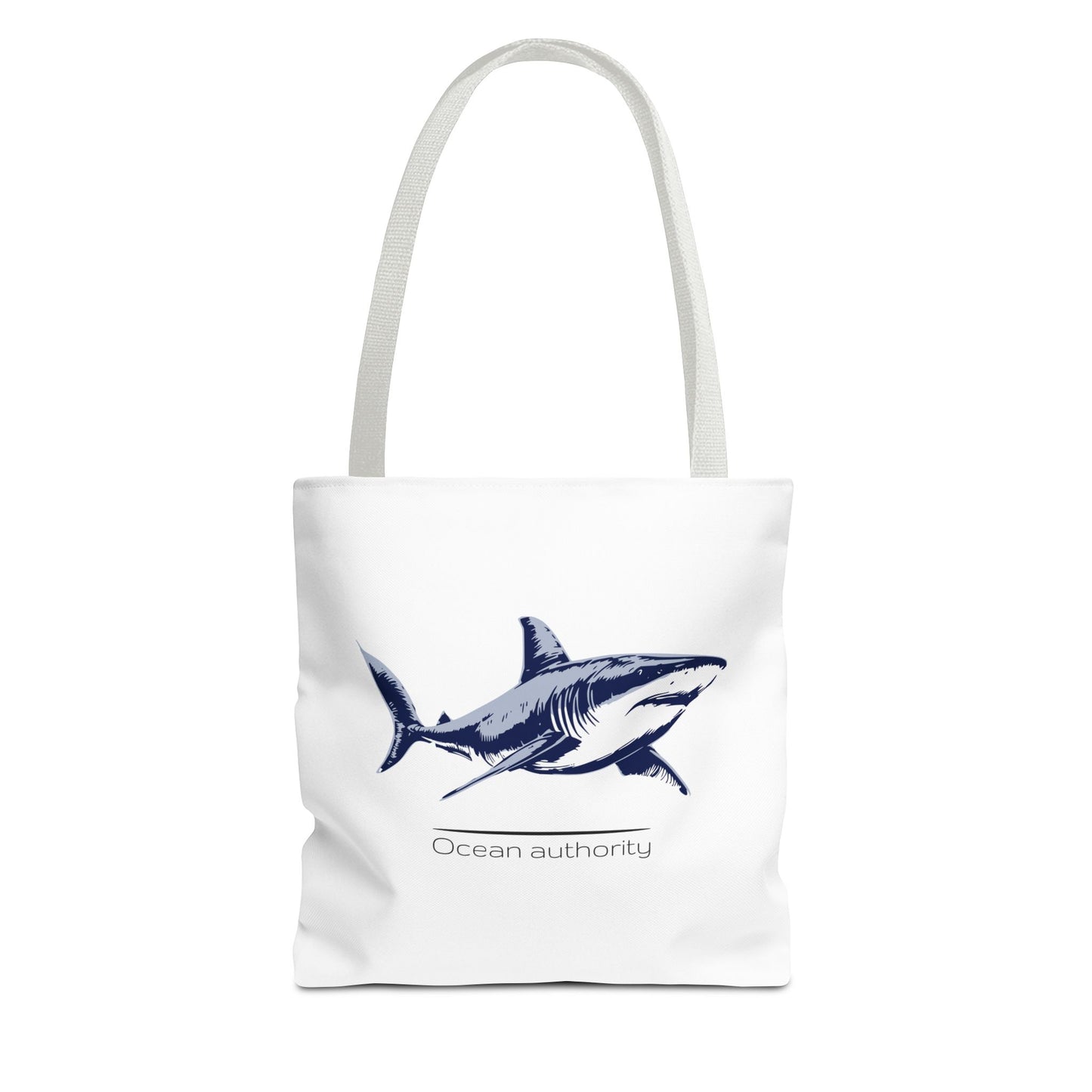 Shark Tote Bag — 'Ocean Authority' & 'Unleash Your Shark' Printed Tote