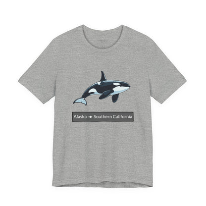 Orca Tee - Migration "Alaska to Southern California"