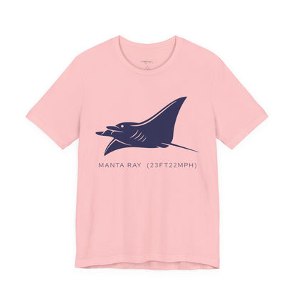 Manta Ray Tee - "Stats"