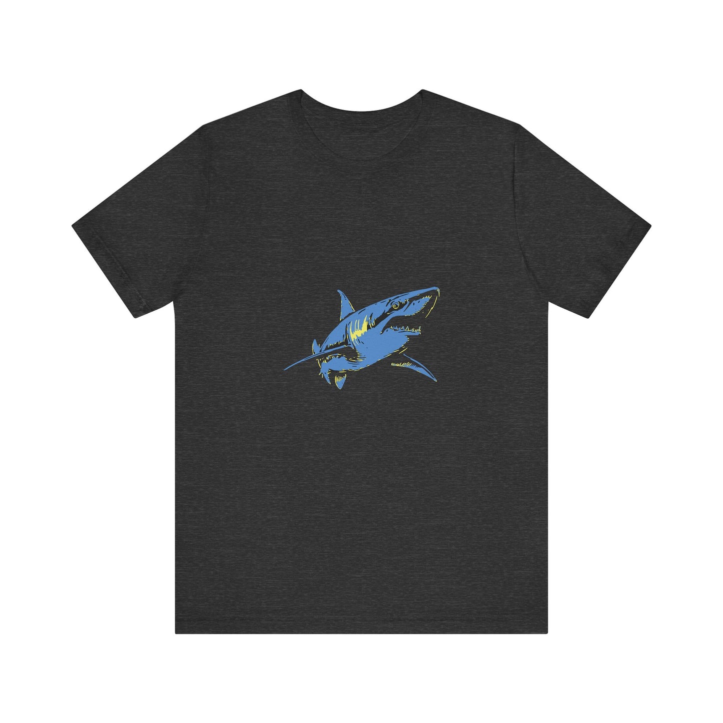 Vintage Blue Shark Graphic Unisex Jersey Tee