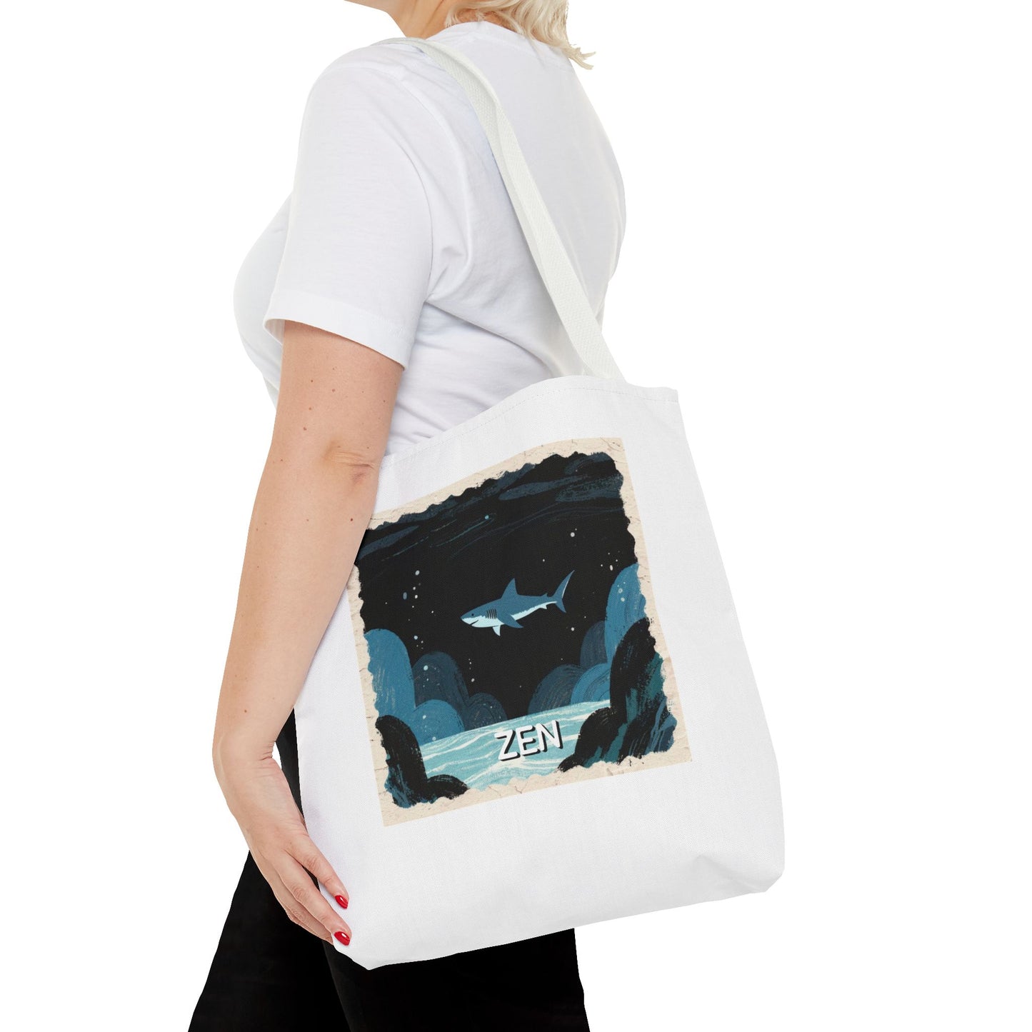 Shark Tote Bag - "Zen"