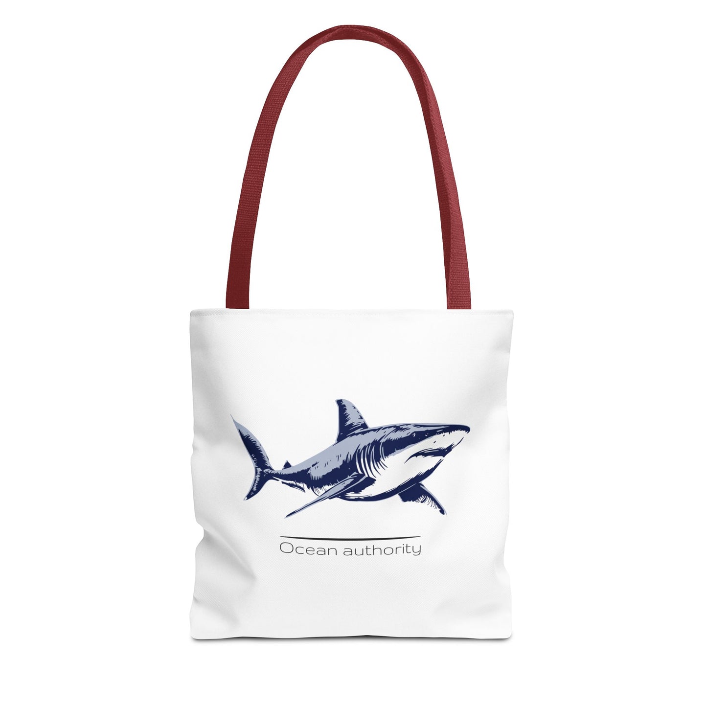 Shark Tote Bag — 'Ocean Authority' & 'Unleash Your Shark' Printed Tote
