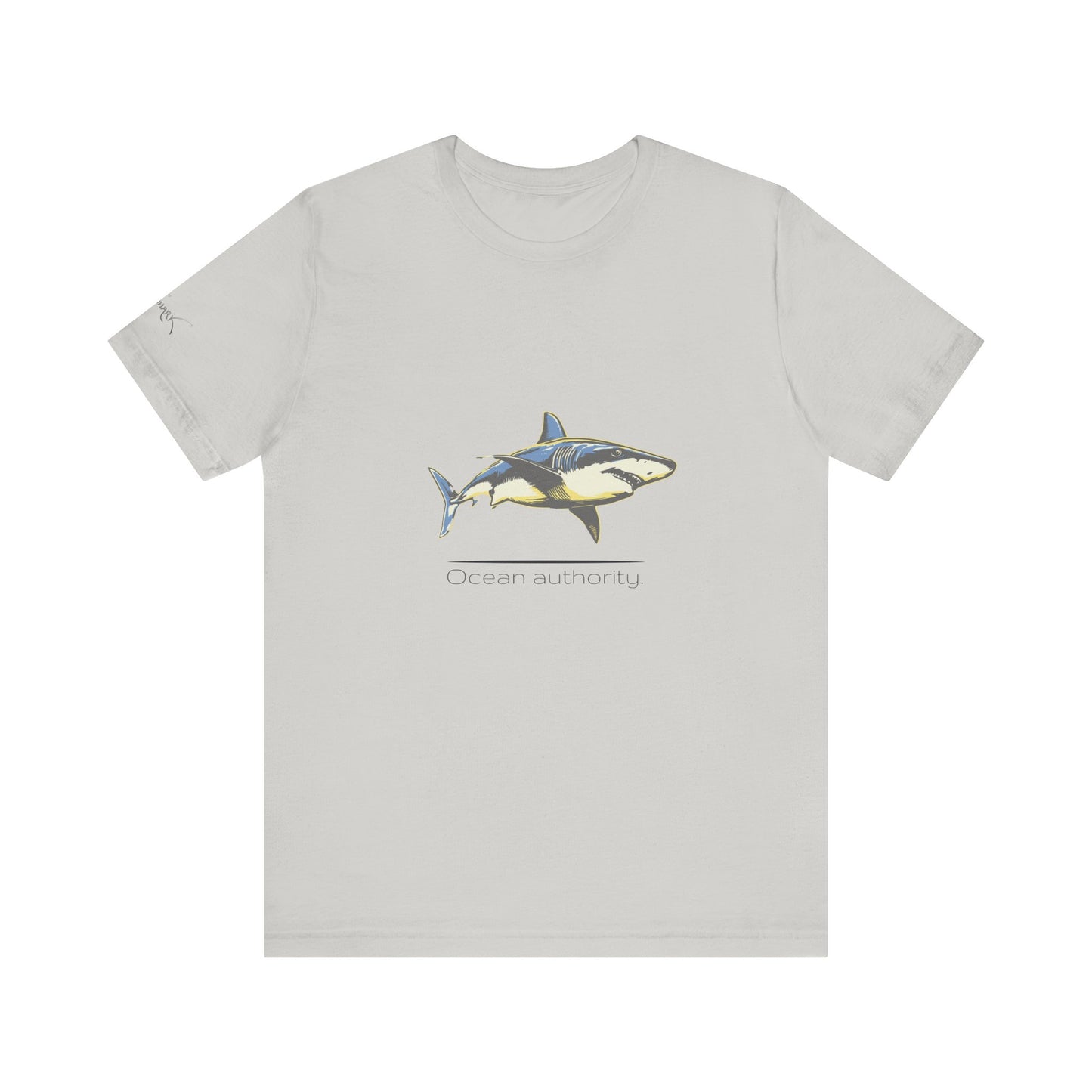 Great White Shark "Ocean Authority" Graphic Unisex Jersey Tee
