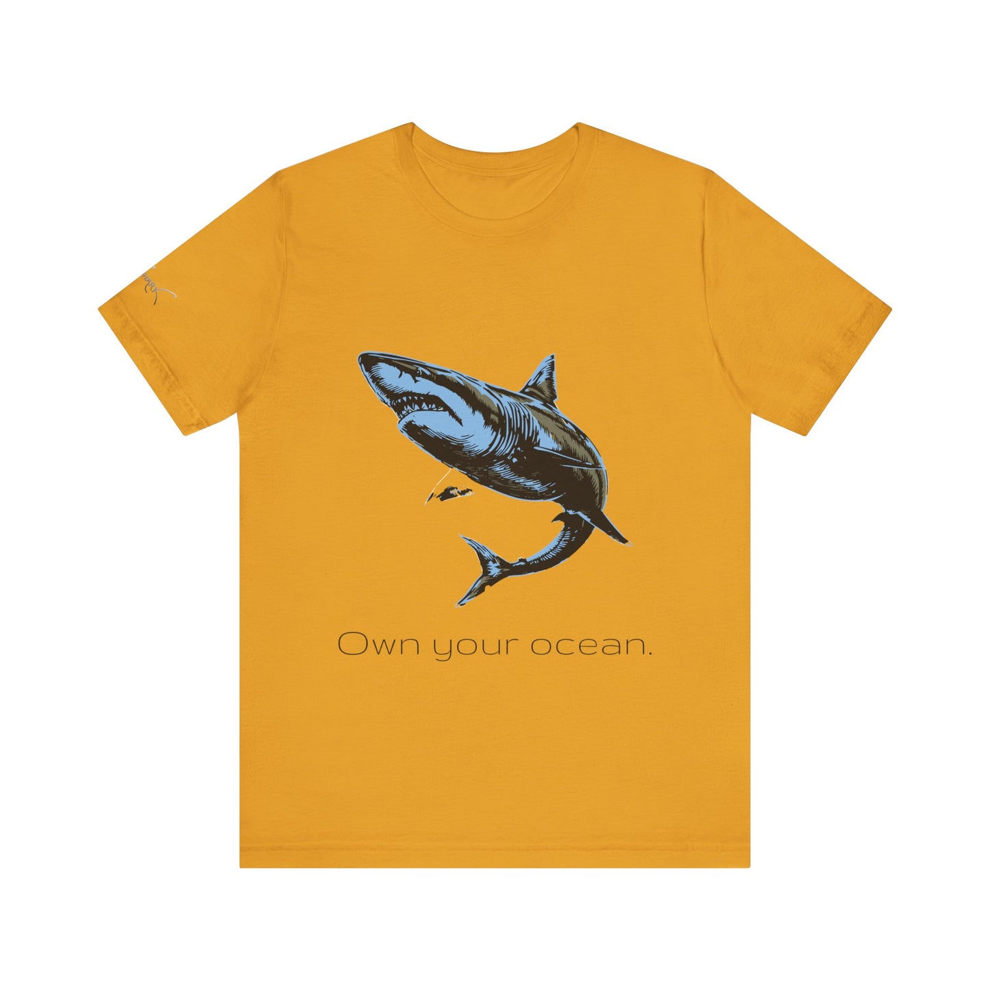 Great White Shark "Own your ocean" Graphic Unisex Jersey Tee