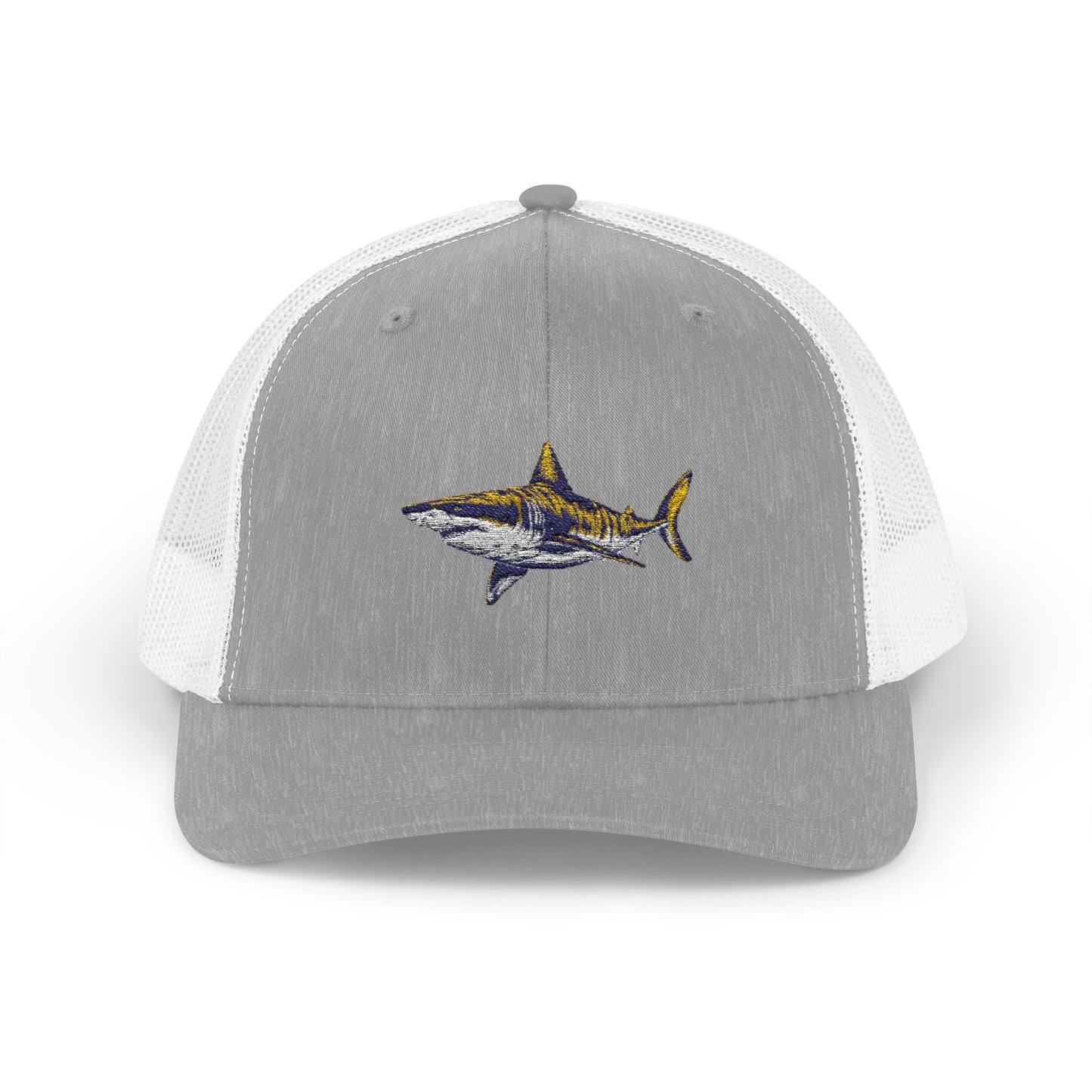 Tiger Shark Embroidered Snapback Cap