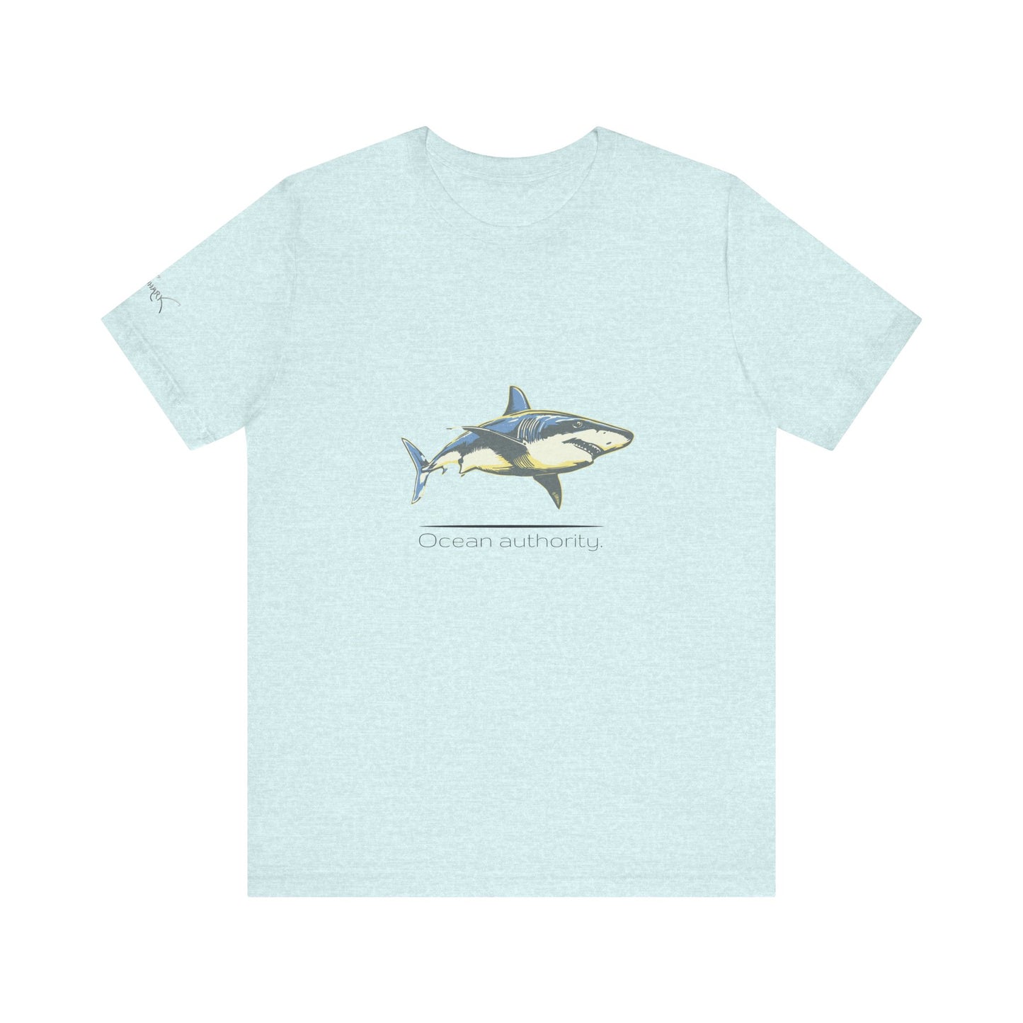Great White Shark "Ocean Authority" Graphic Unisex Jersey Tee