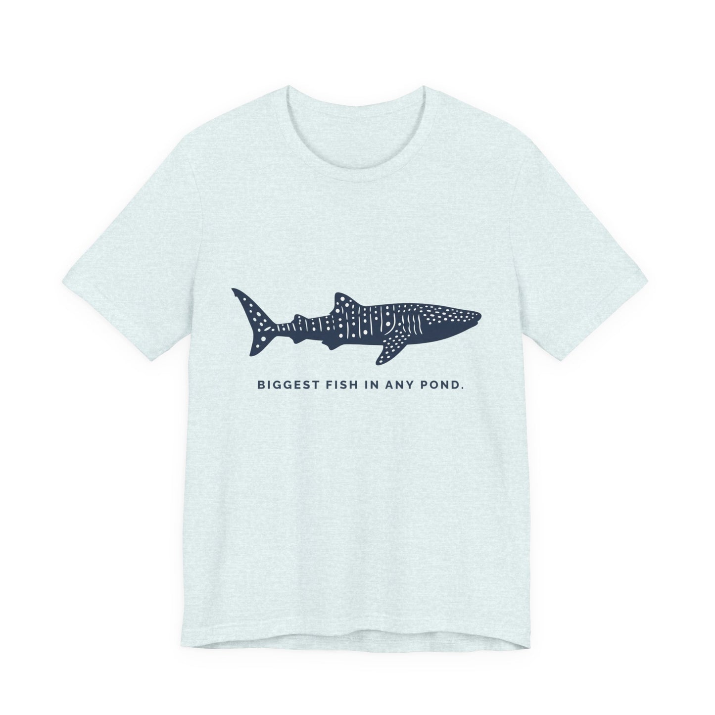 Shark Tee –  Whale Shark Silhouette "Biggest Fish In Any Pond"