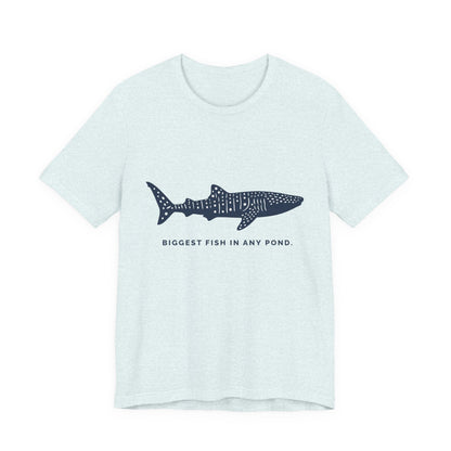 Shark Tee –  Whale Shark Silhouette "Biggest Fish In Any Pond"
