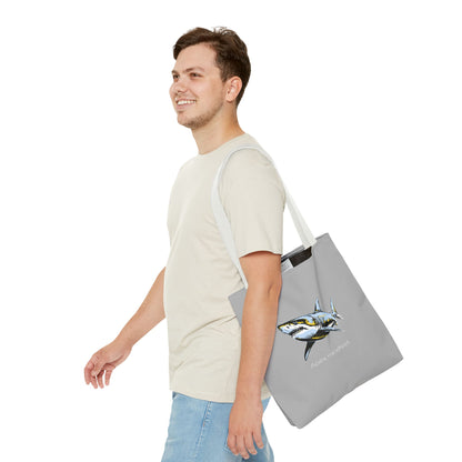 Shark Tote Bag - "Apex Mindset" Graphic Ocean Shopper