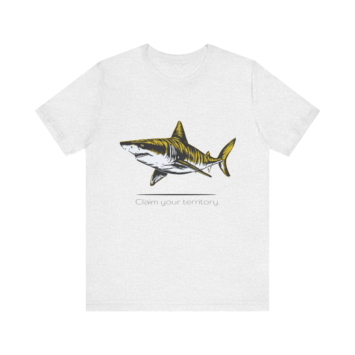 Tiger Shark "Claim your territory" Graphic Unisex Jersey Tee