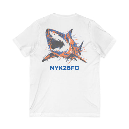 •V• Shark V-Neck Tee - NYK26FC GWS Slash (Front Logo)