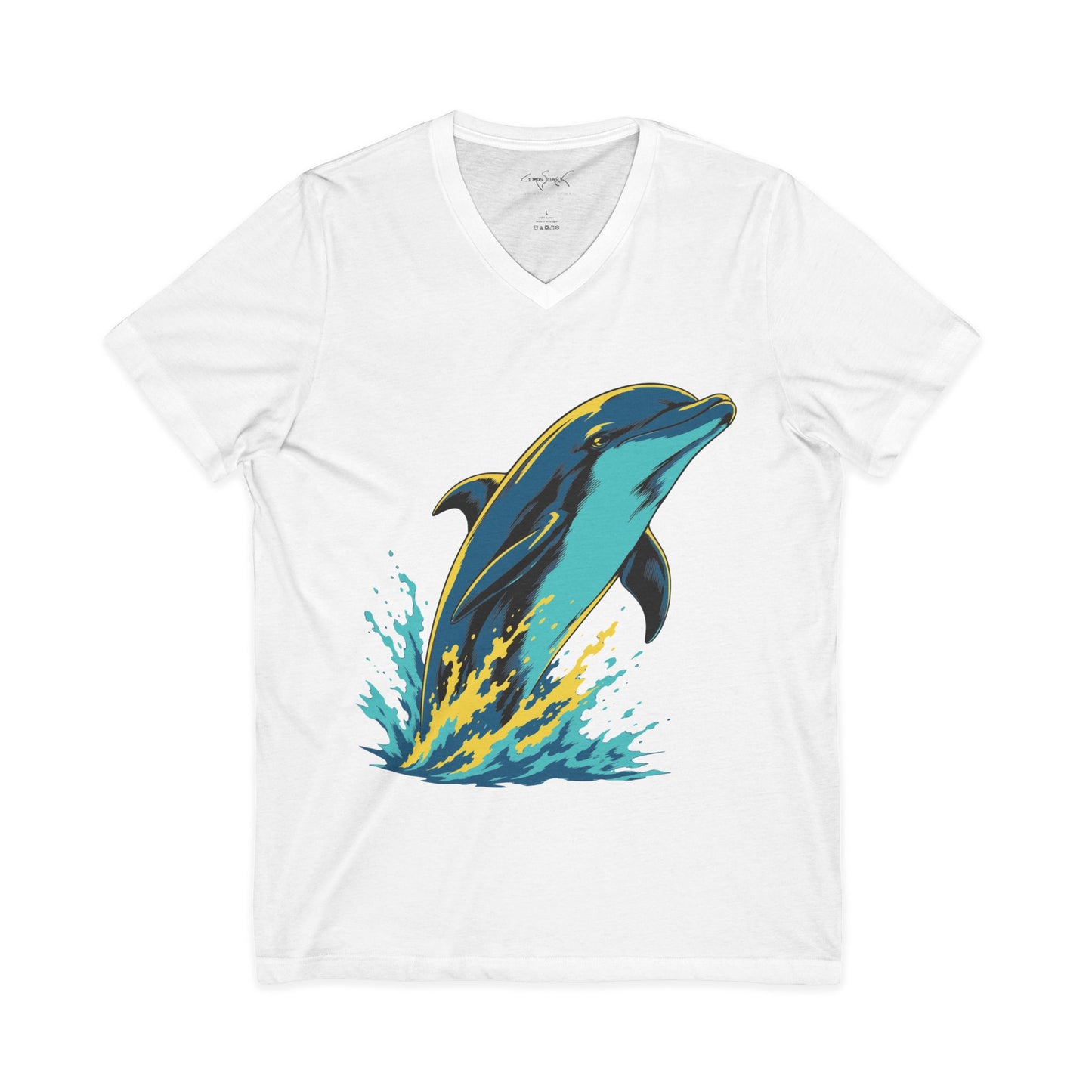 •V• Dolphin V-Neck Tee — Big Splash