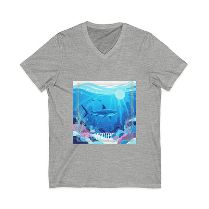 •V• Shark V-Neck Tee - Ocean Seasons 1 Winter