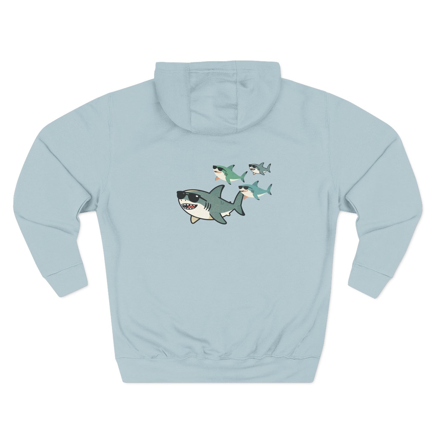 Sharky Pullover Hoodie - Sharky School (Logo on Front)