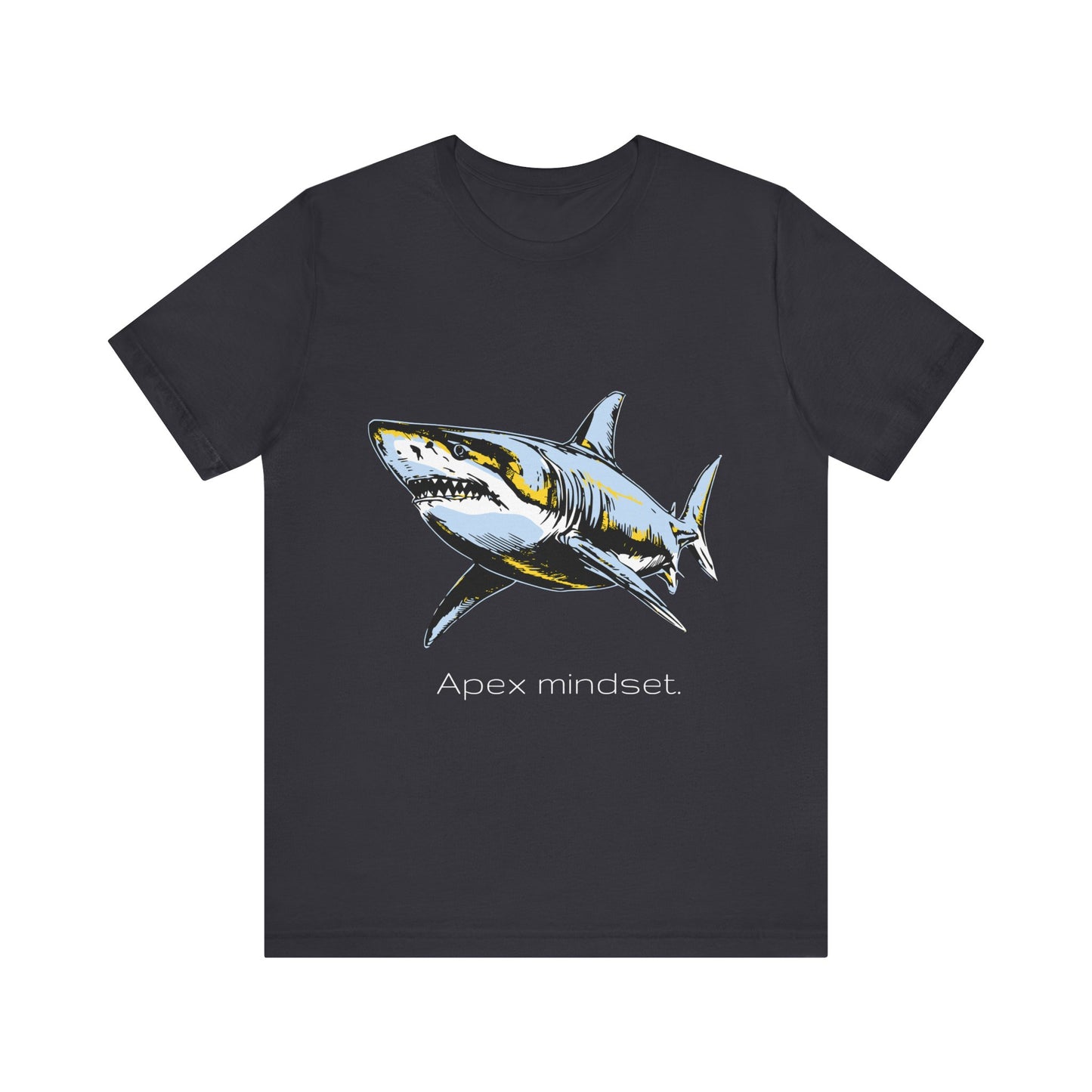 Great White Shark Ultimate "Unleash your shark" V-Neck Graphic Unisex Jersey Tee