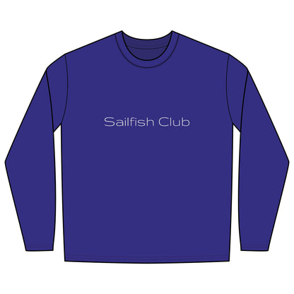 Rash Guard – Sailfish Club (Back Image, Front Text)