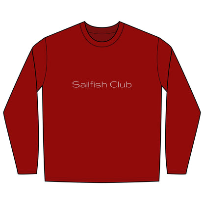 Rash Guard – Sailfish Club (Back Image, Front Text)