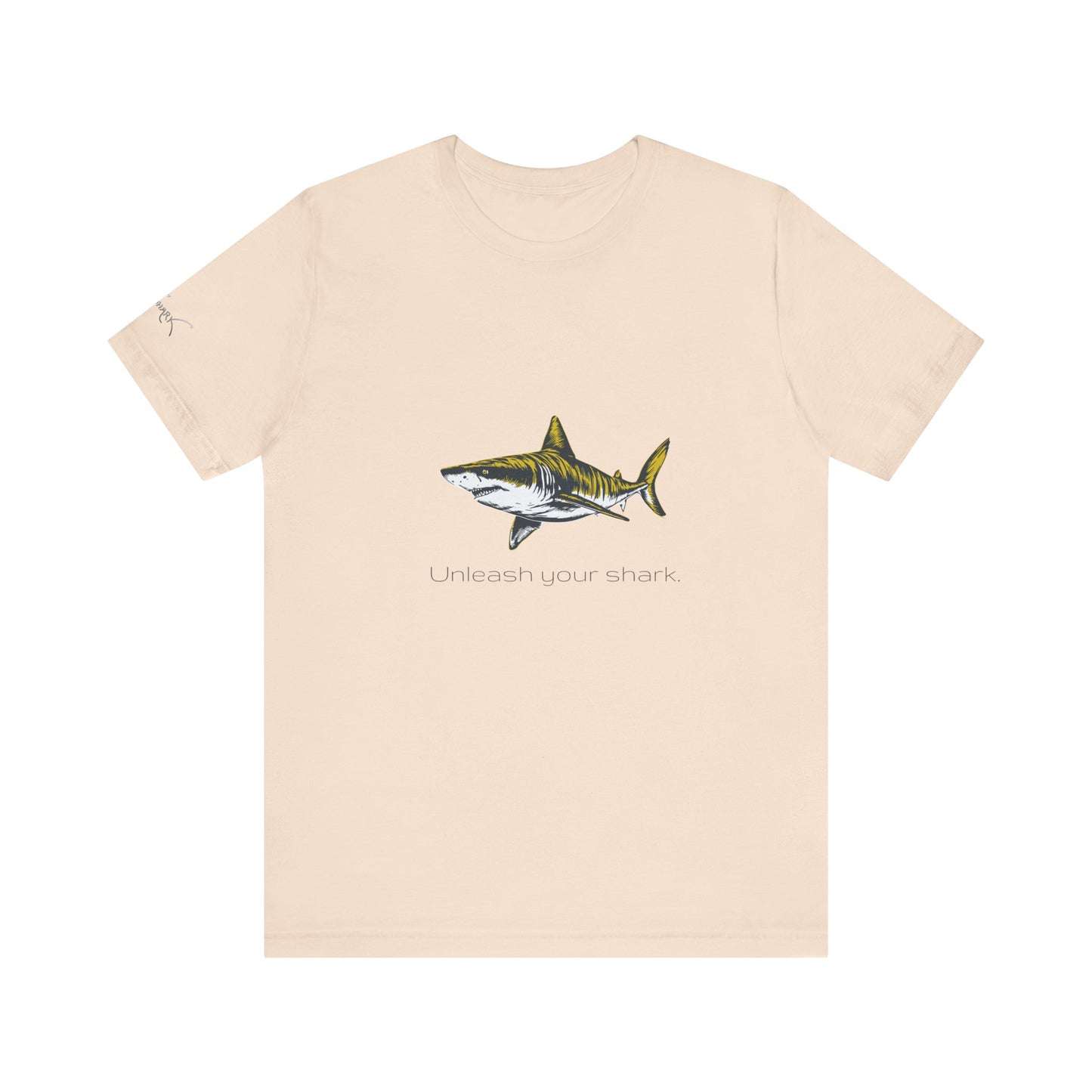 Tiger Shark "Unleash your shark" Graphic Unisex Jersey Tee