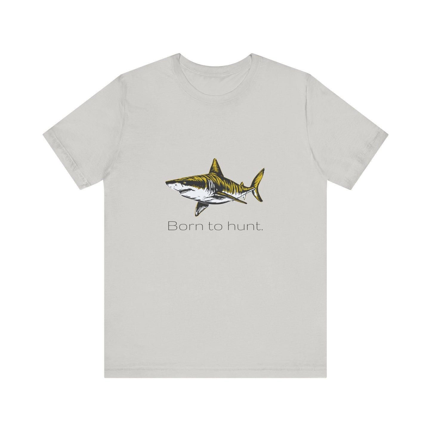 Tiger Shark "Born to Hunt" Graphic Unisex Jersey Tee