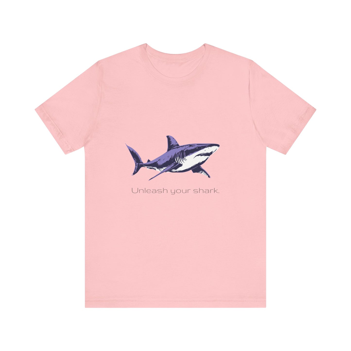 Great White Shark "Unleash your shark" Graphic Unisex Jersey Tee