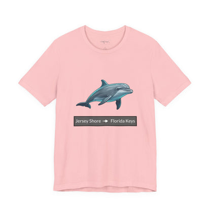 Dolphin Tee - Migration "Jersey Shore to Florida Keys"