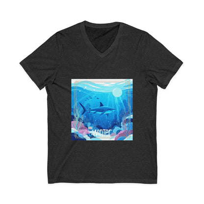 •V• Shark V-Neck Tee - Ocean Seasons 1 Winter