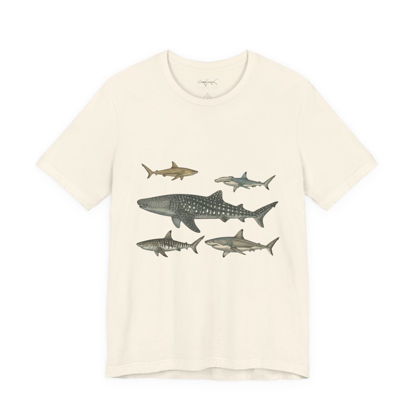 Shark Tee - Ocean's Five (Logo on Back)