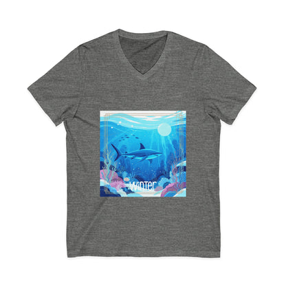 •V• Shark V-Neck Tee - Ocean Seasons 1 Winter