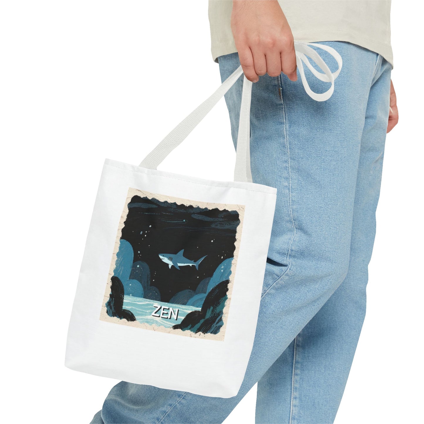 Shark Tote Bag - "Zen"