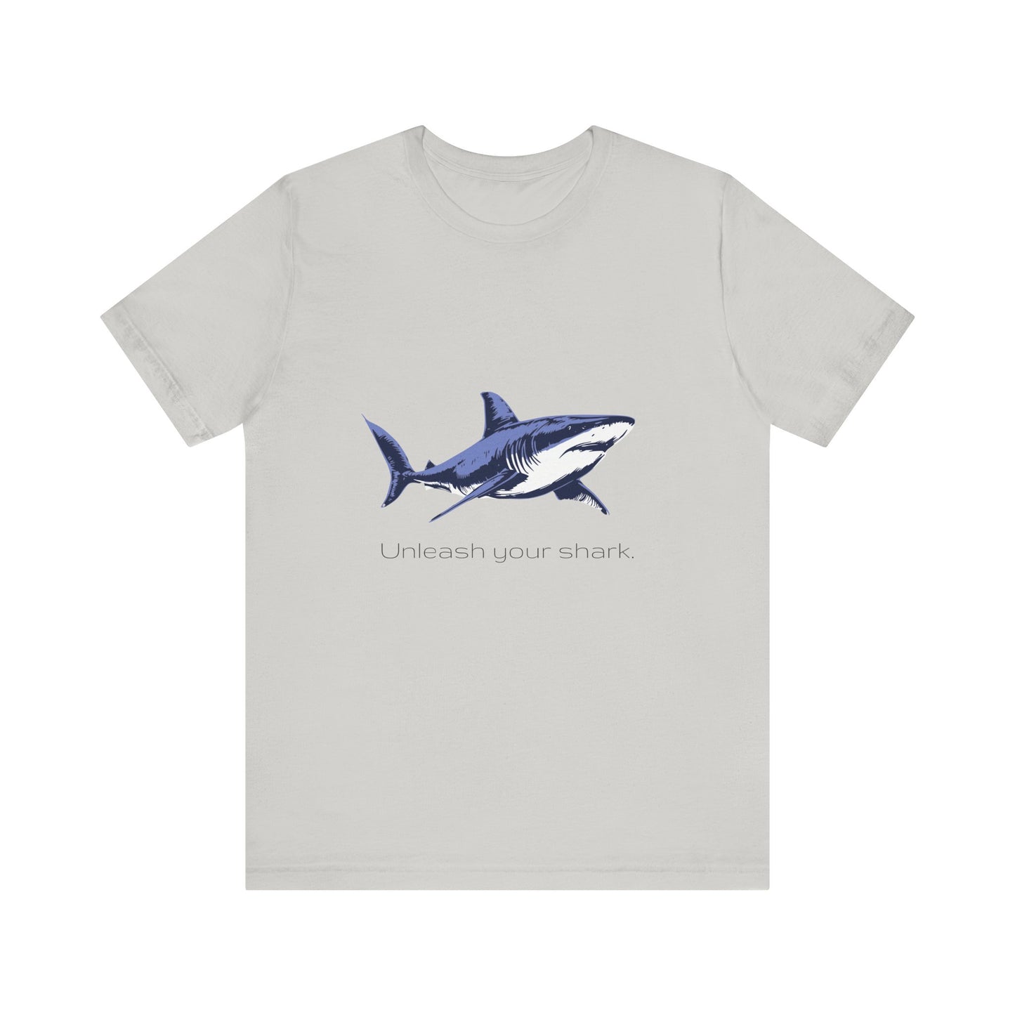 Great White Shark "Unleash your shark" Graphic Unisex Jersey Tee
