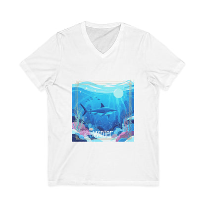 •V• Shark V-Neck Tee - Ocean Seasons 1 Winter