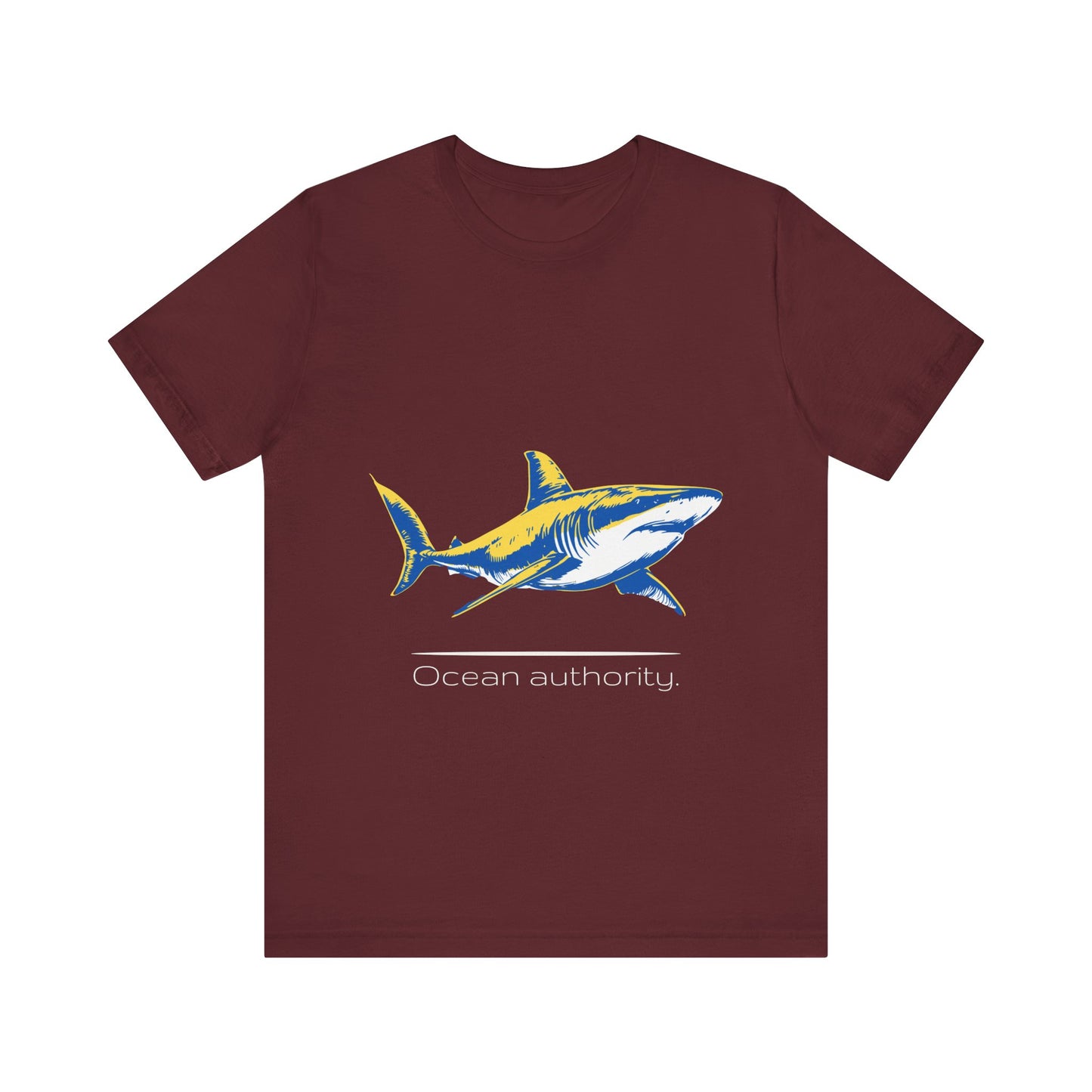 Great White Shark "Ocean authority" Graphic Unisex Jersey Tee