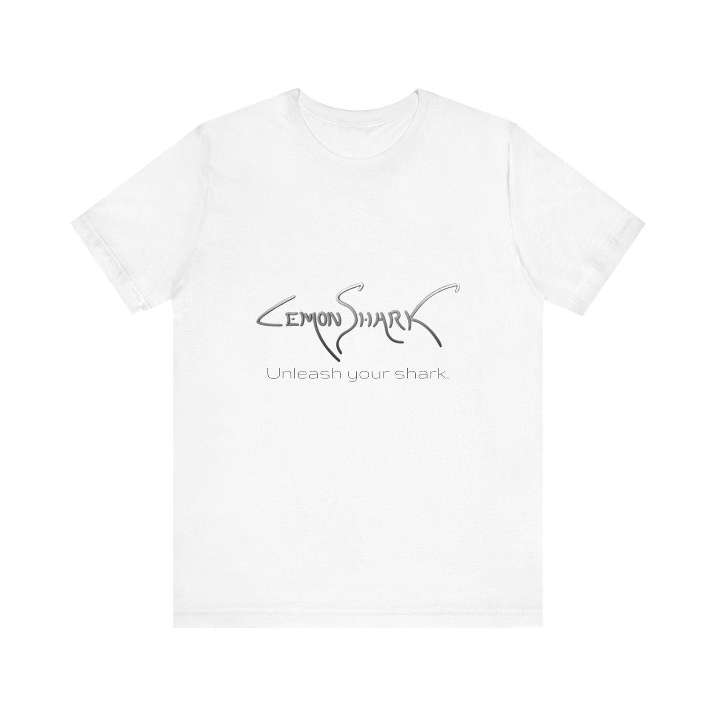 Lemon Shark Logo "Unleash your shark" Graphic Unisex Jersey Tee