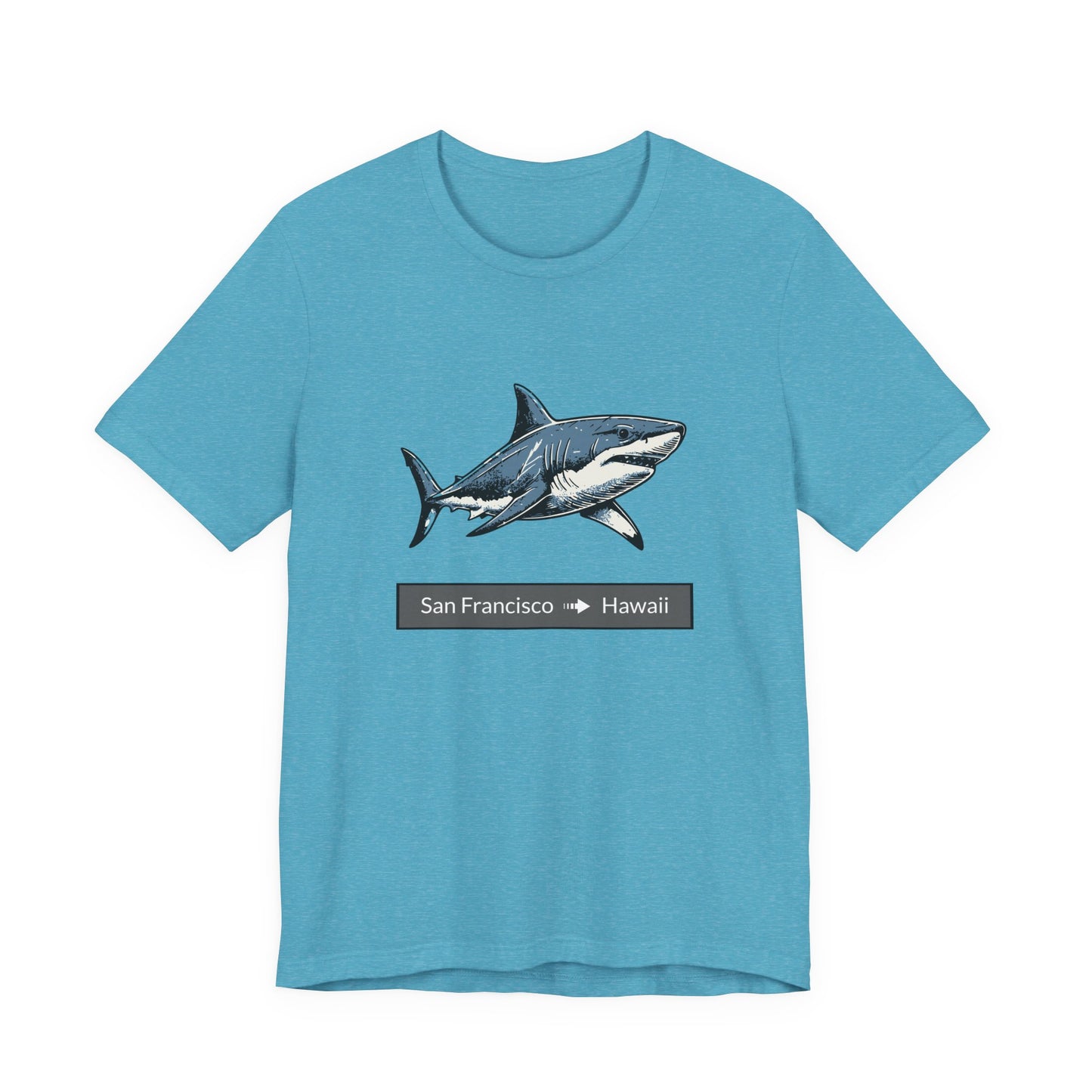 Shark Tee - San Francisco to Hawaii