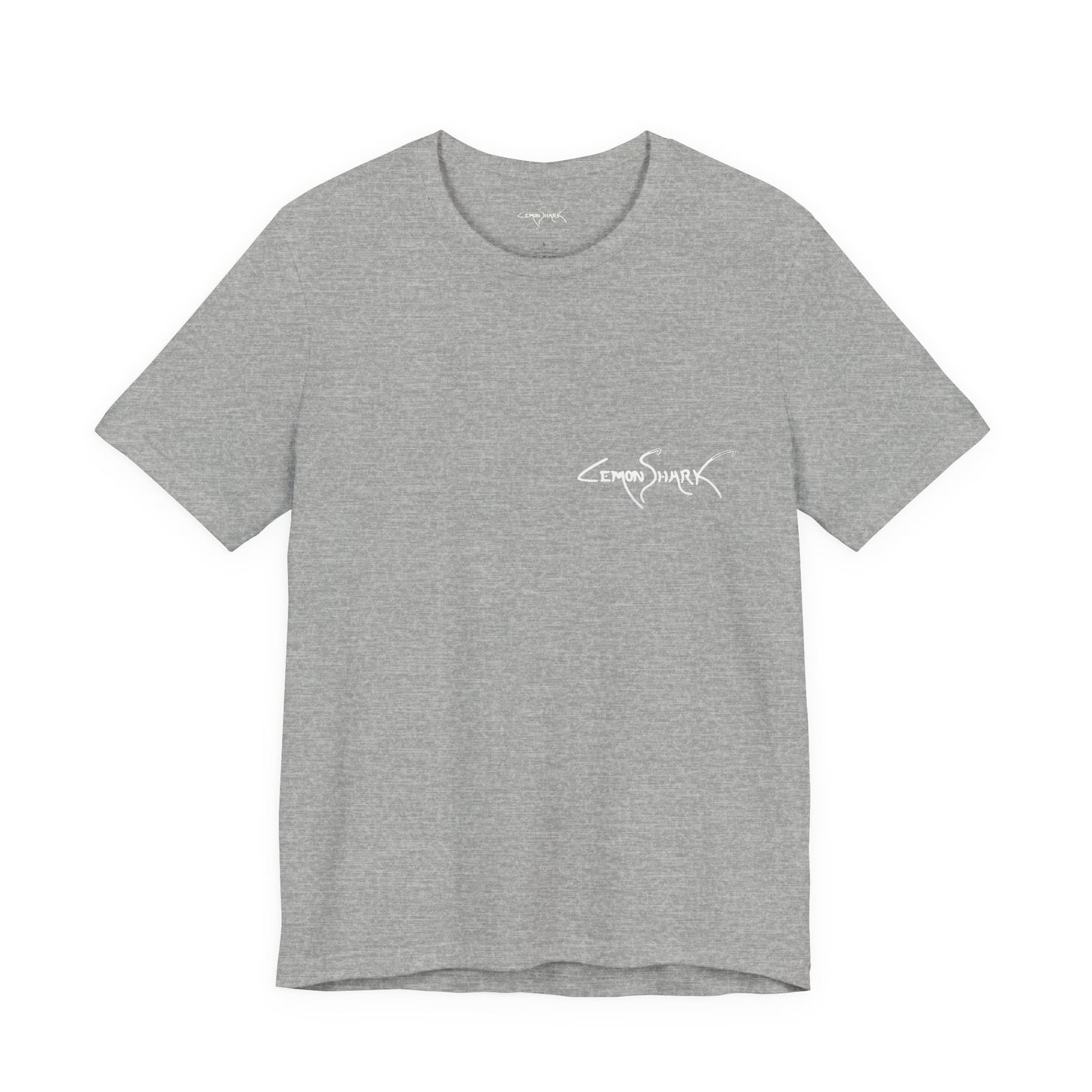 Flying Fish Woodblock Tee - Wave (Back IMage, Front Logo)