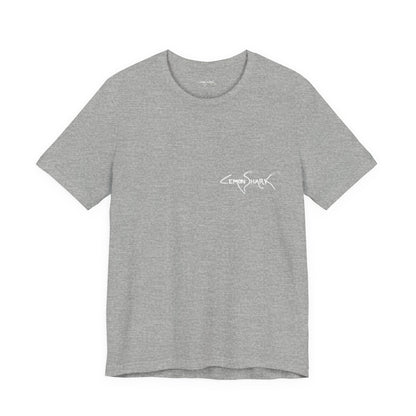 Flying Fish Woodblock Tee - Wave (Back IMage, Front Logo)
