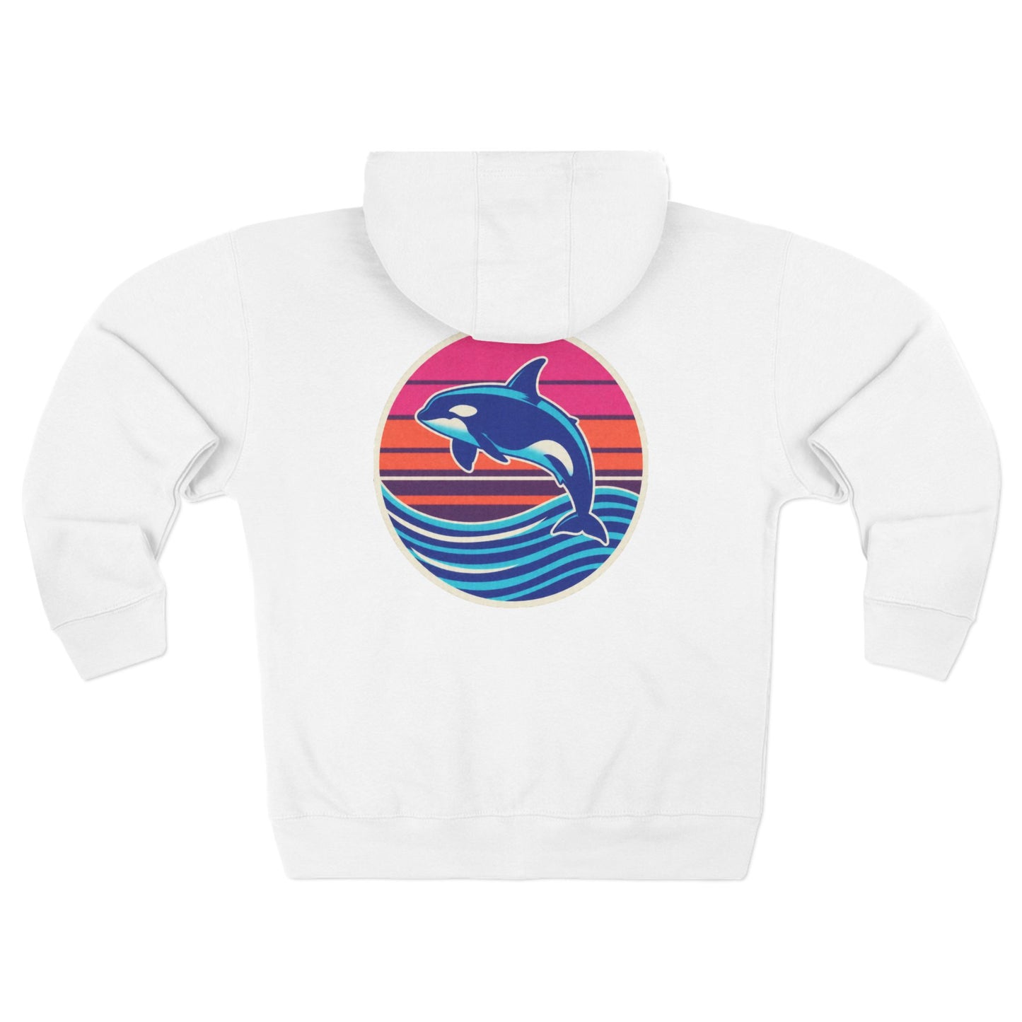 Orca Zip Hoodie — Retro Orca
