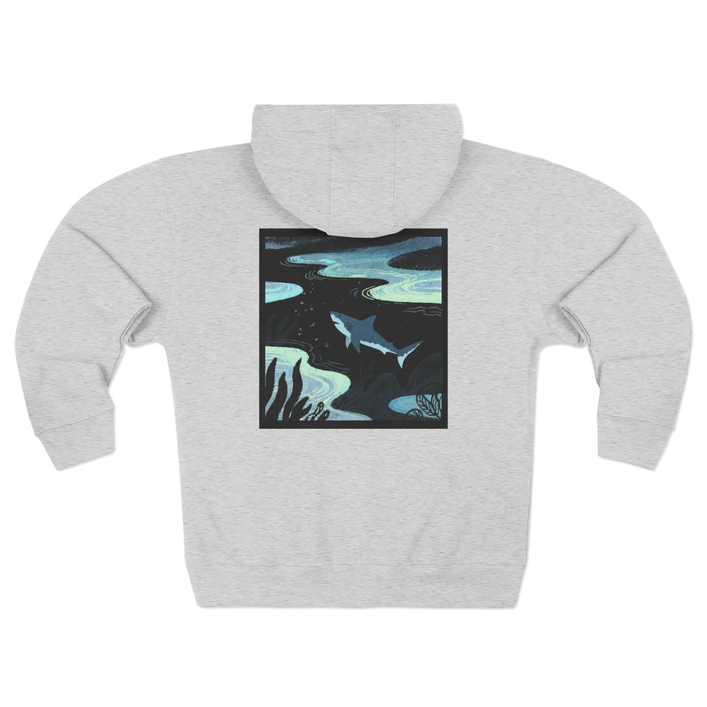 Shark Zip Hoodie — Shark Nightscape