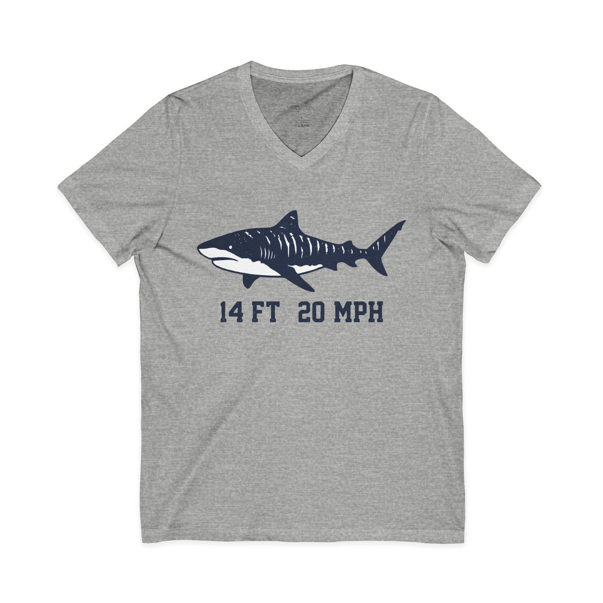 Shark V-Neck Tee - Stats