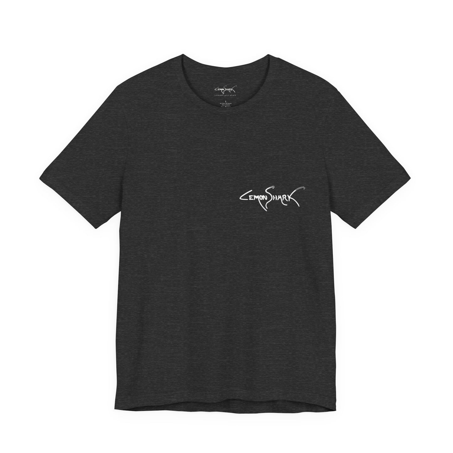 Flying Fish Woodblock Tee - Wave (Back IMage, Front Logo)