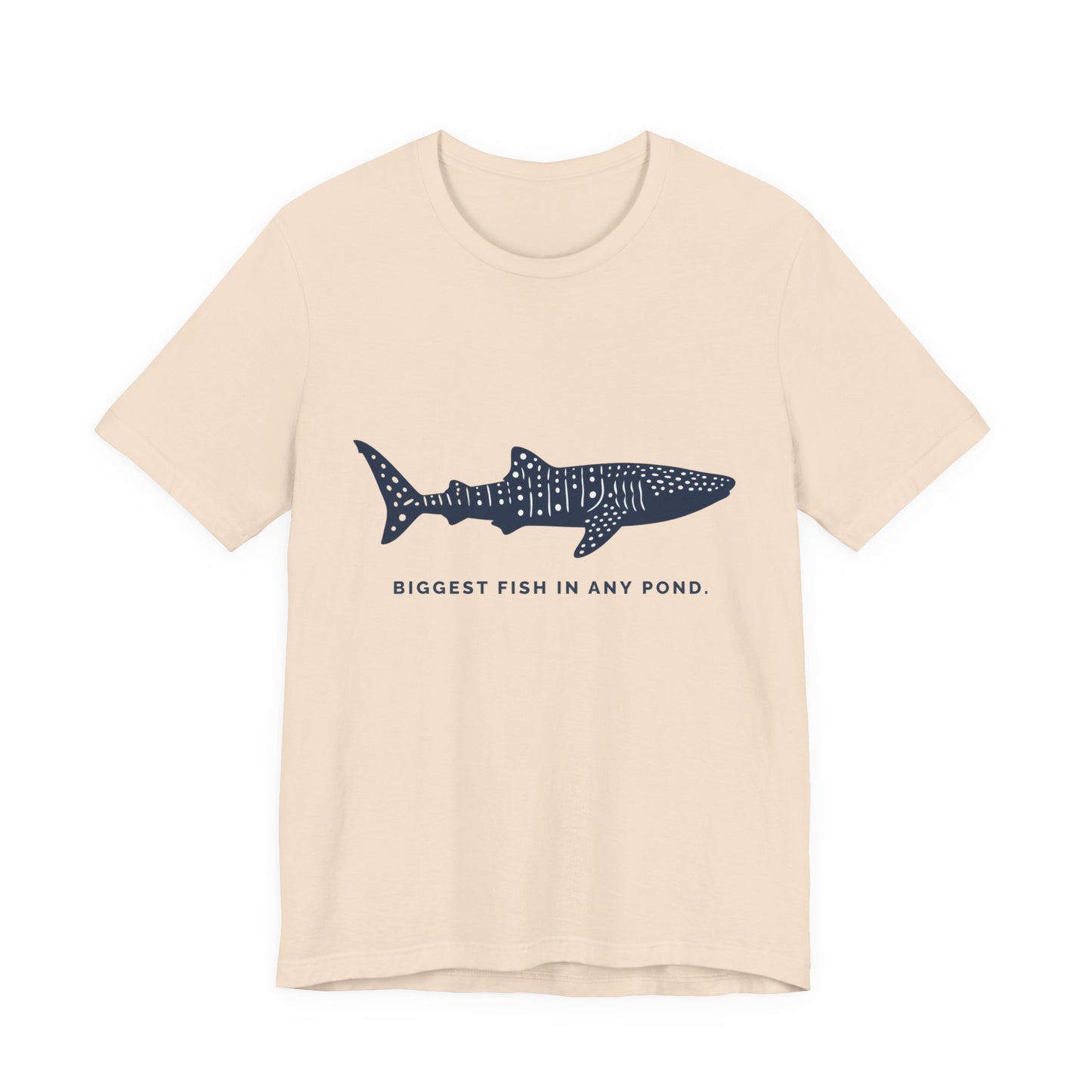 Shark Tee –  Whale Shark Silhouette "Biggest Fish In Any Pond"