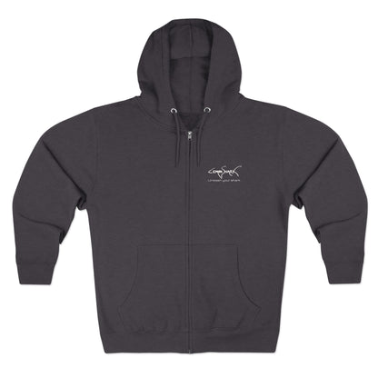 Shark Zip Hoodie - Apex Mindset