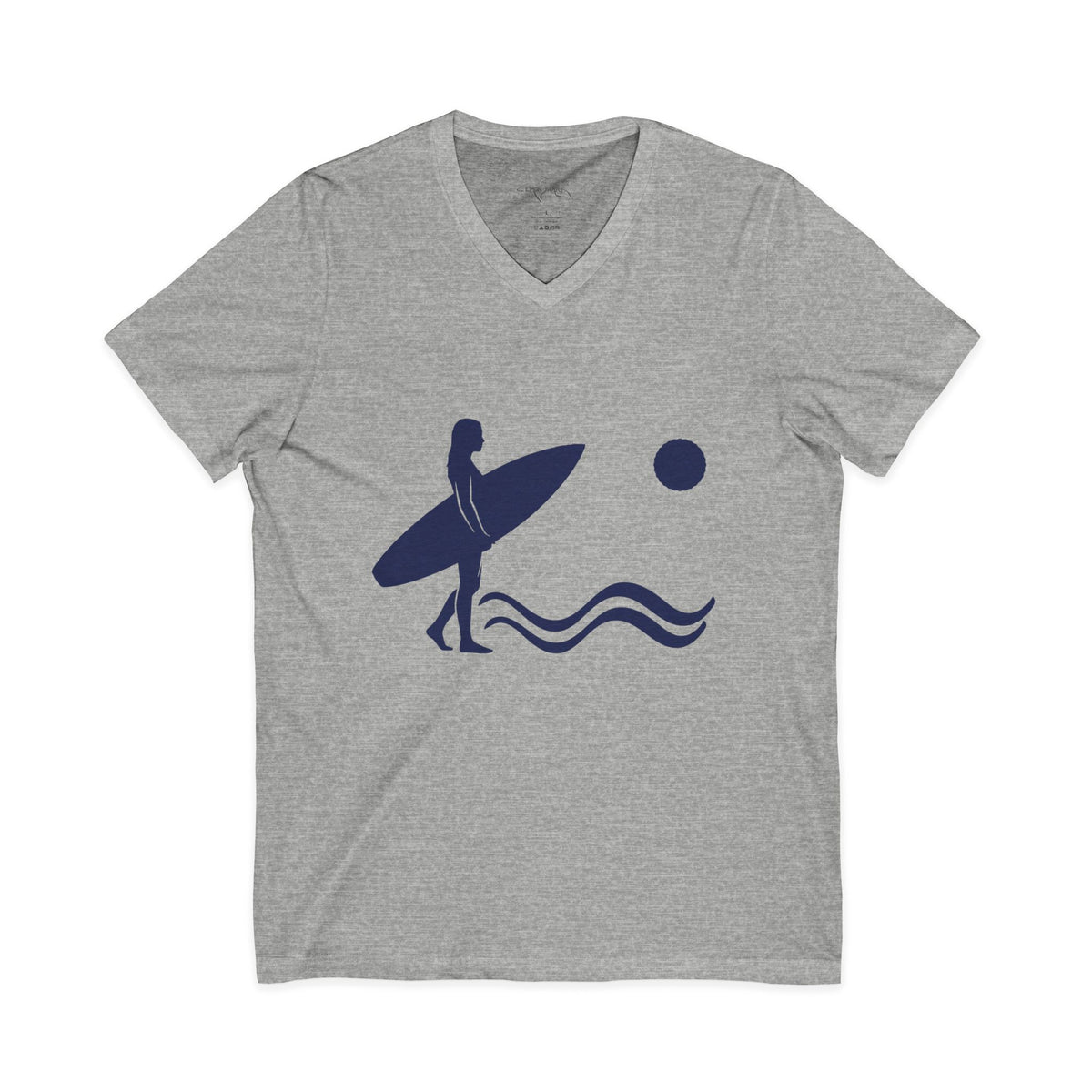 •V• Surfer V-Neck Tee - Silhouette