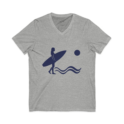 •V• Surfer V-Neck Tee - Silhouette