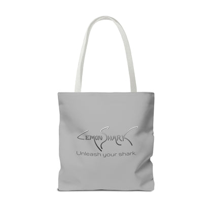 Shark Tote Bag - "Apex Mindset" Graphic Ocean Shopper