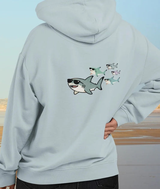 Sharky Pullover Hoodie - Sharky School (Front Logo)